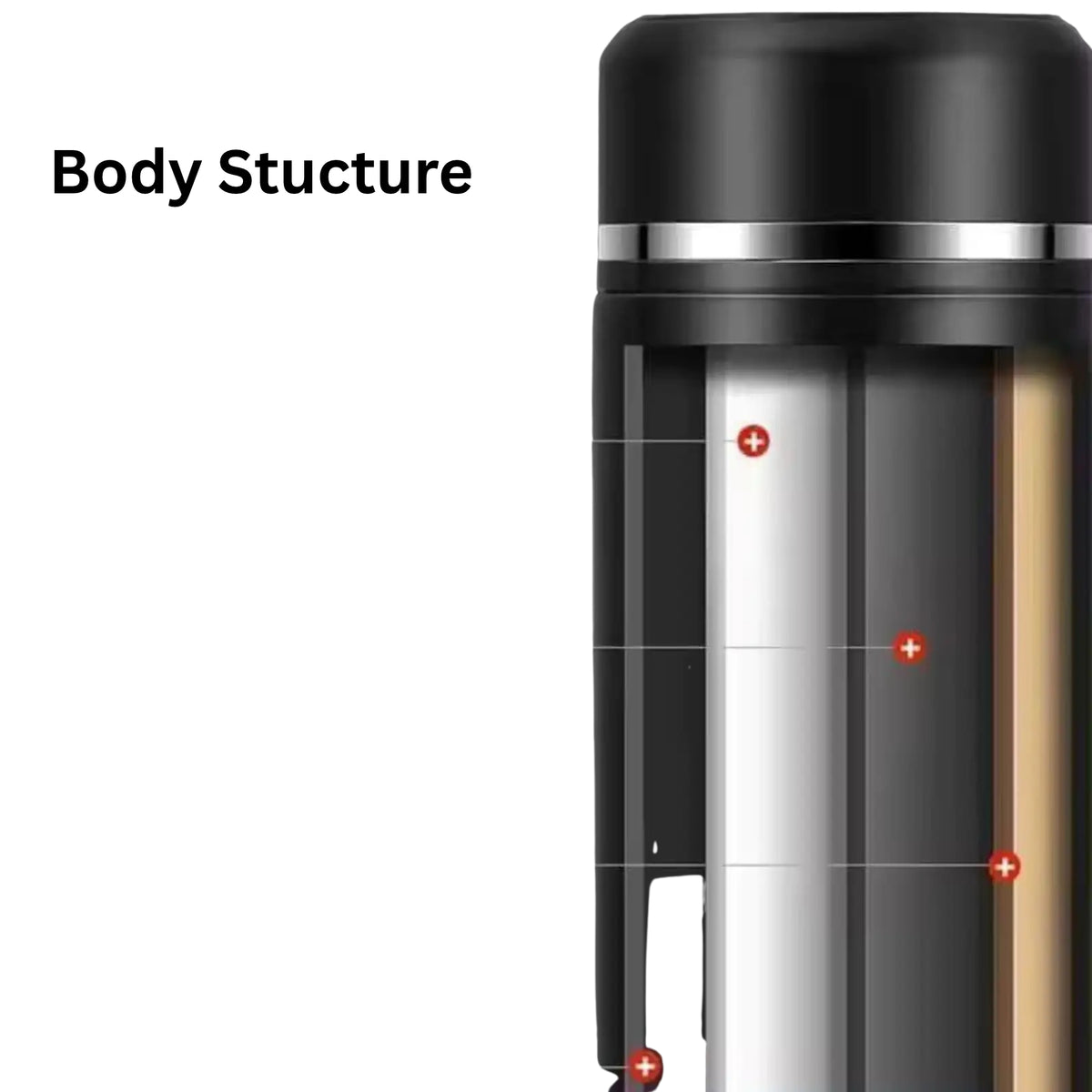 Temperature Hot & Cold LED Smart Water Bottle – Digital Temperature Display Flask for Travel, Office & Home