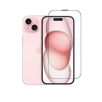 Screen Guard for Apple iPhone 15 | Tempered Glass Screen Protector | Full HD Clarity | Anti-Scratch | Edge-to-Edge Coverage | Easy Installation Kit (Pack Of 2)