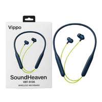 Vippo SoundHeaven VBT-9136 Wireless Neckband | 150H Standby | Magnetic On/Off | Deep Bass Sound | Type-C Fast Charging
