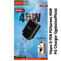 Vippo S-708 PDXpress 45W PD Charger | Fast Charging Adapter | OGdeal