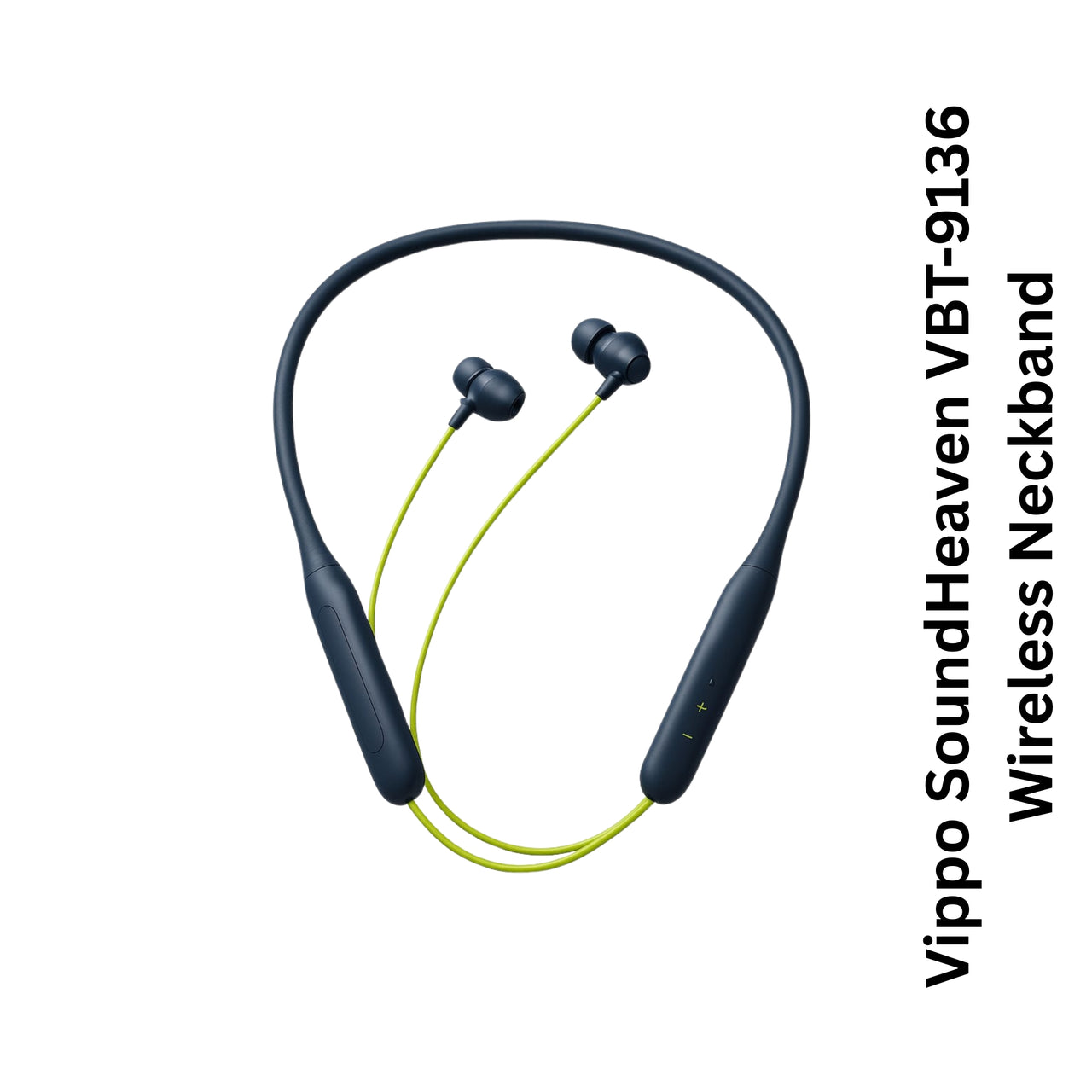 Vippo SoundHeaven VBT-9136 Wireless Neckband | 150H Standby | Magnetic On/Off | Deep Bass Sound | Type-C Fast Charging