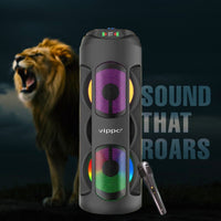 Vippo VBS-7500 Partybox Speaker | 100W Output | Built-in Lights & Wired Mic | OGdeal