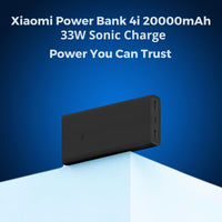 Xiaomi Power Bank 4i 20000mAh with 33W Super Fast Charging | Dual Output | High-Capacity Portable Power Bank
