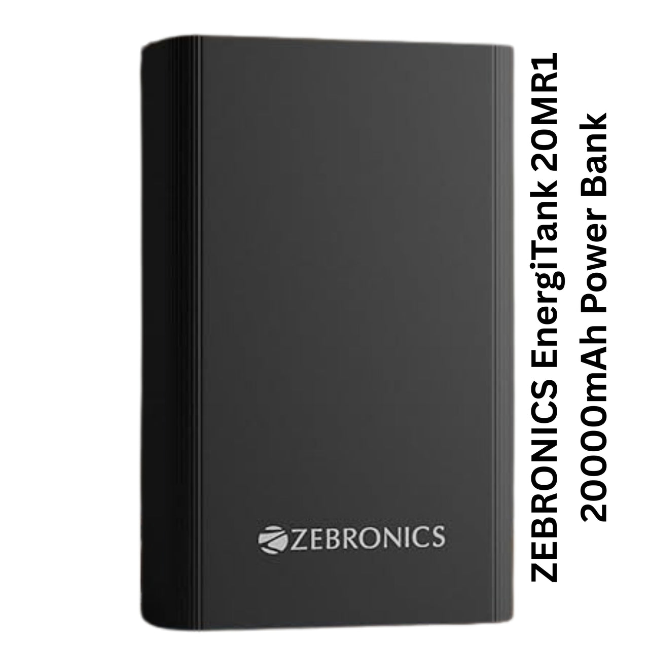 ZEBRONICS EnergiTank 20MR1 20000mAh Power Bank | 22.5W Super Fast Charging | PD 3.0 (PPS) | Dual Type-C & USB-A | Metal Body