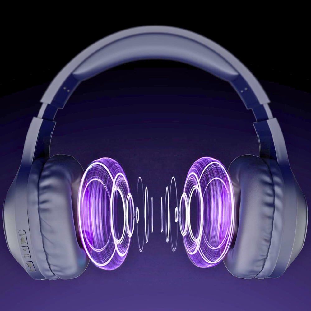 Zebronics Thunder NEO Wireless Over-Ear Headphones with 60H Backup, Gaming Mode, ENC, Dual Pairing, 3 EQ Modes & Rapid Charge