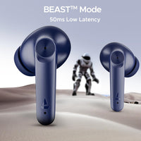boAt Airdopes 207 TWS Earbuds | 50H Playback | Quad Mic ENx™ | ASAP™ Fast Charging | IWP™ Tech | Beast Mode 50ms Low Latency | Bluetooth v5.x