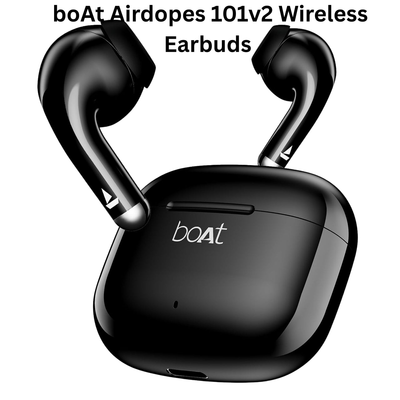 boAt Airdopes 101v2 Wireless Earbuds | 35Hr Battery, Powerful Bass, ENx Tech & App Support