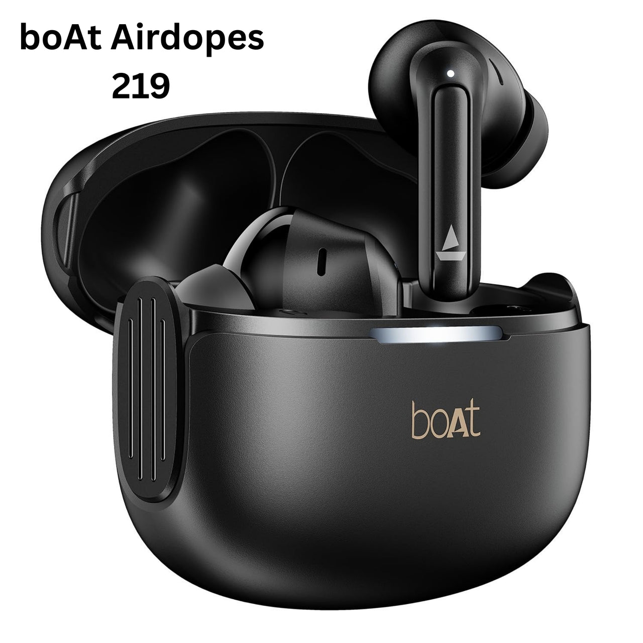 boAt Airdopes 219 (2025) – Quad Mic ENx™, 40H Battery, Crystal-Clear Calling TWS Earbuds