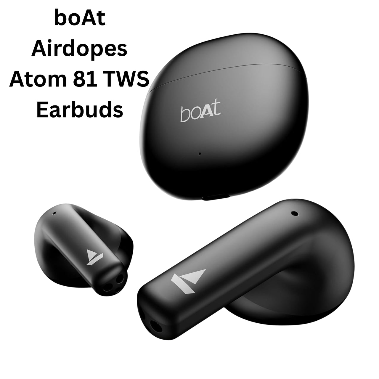 boAt Airdopes Atom 81 TWS Earbuds – 50H Playtime, Quad Mic ENx™, 13mm Drivers, Low Latency