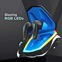 boAt Immortal 121 TWS Gaming Earbuds with Beast Mode (40ms Low Latency), 40Hrs Playtime, Blazing LEDs, Quad Mics with ENx, ASAP Charge & Signature Sound