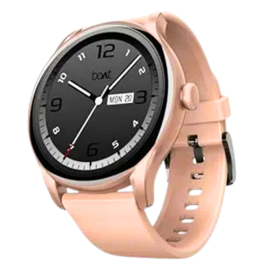 boAt Lunar Connect Ace Smartwatch | 1.43" AMOLED Display, BT Calling, 100+ Sports Modes, Heart & SpO₂ Monitor, Music & Camera Control, 7-Day Battery, IP68 Waterproof