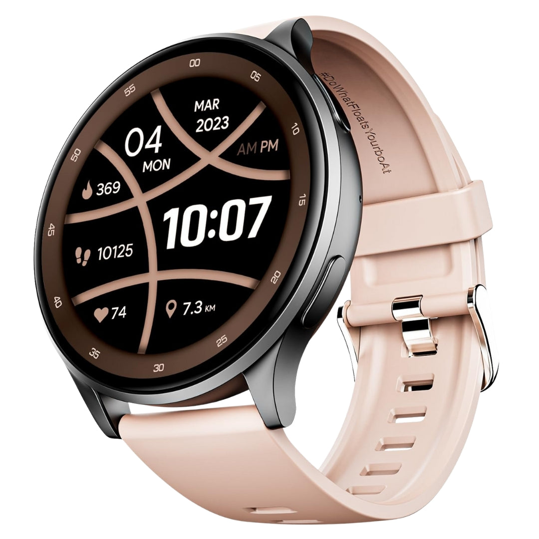 boAt Lunar Orb Smartwatch | 1.45" AMOLED Display, Bluetooth Calling, DIY Watch Faces, Crest App Health Suite, Live Sports Updates, IP67, Smart Watch for Men & Women