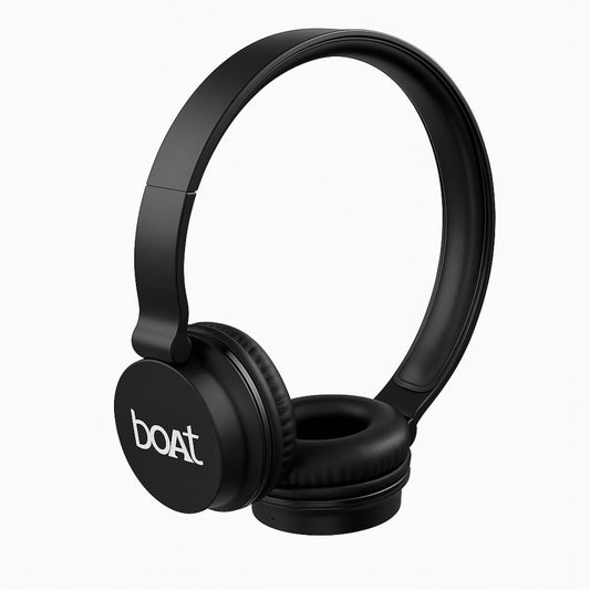 boAt Rockerz 410 Bluetooth Over-Ear Headphones – 8H Playtime, Extra Bass, Dual Modes, Foldable & Lightweight