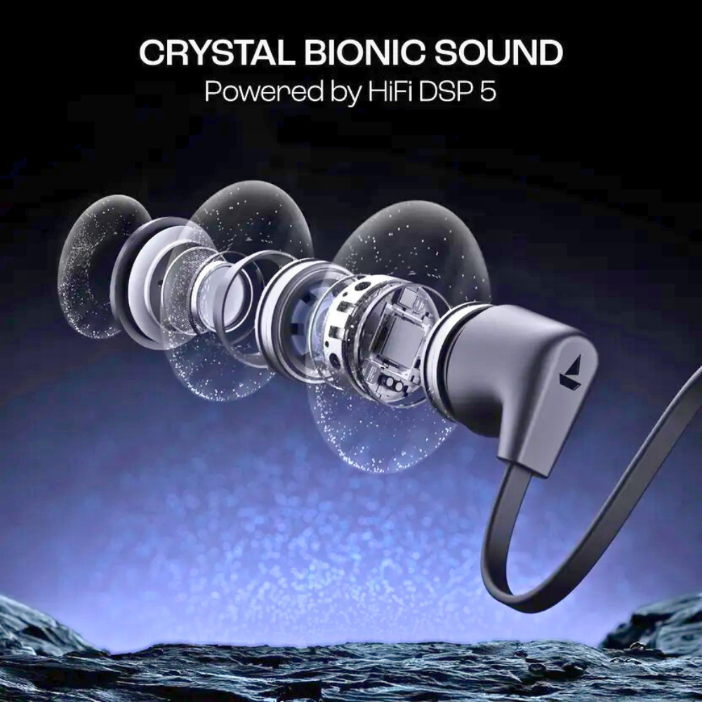 boAt Rockerz Trinity Bluetooth Neckband with 150H Playback, Crystal Bionic Sound & ASAP Charge
