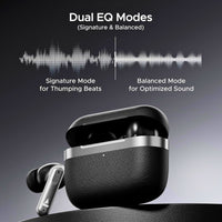 boAt Airdopes 111v2 – Premium Leather Finish, 50Hrs Playtime, Quad Mics with ENx, 13mm Drivers, Fast Charging, Dual Pair, Bluetooth v5.4 TWS Earbuds with Mic