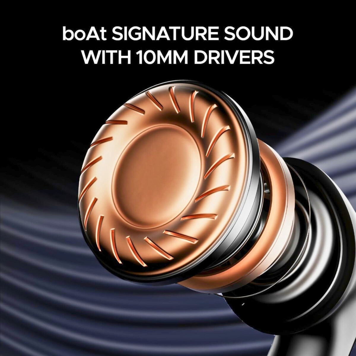 boAt Airdopes 121 Pro Plus – 100Hrs Playtime, Quad Mics with ENx, 50ms Low Latency, Fast Charging, LED Display, IPX5, Bluetooth v5.3 TWS Earbuds with Mic