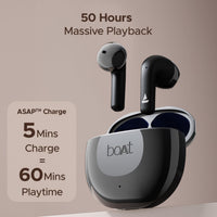 boAt Airdopes 125 Wireless Earbuds | Clear Calling with ENC, IPX5 Splash Proof, BT v5.3