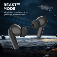 boAt Airdopes 131 Pro – 45Hrs Playtime, 11mm Drivers, Quad Mics with ENx, ASAP™ Fast Charging, Bluetooth TWS Earbuds with Mic