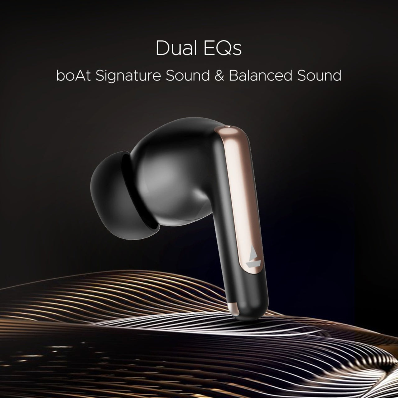 boAt Airdopes 161 ANC Elite – 50Hrs Playtime, Active Noise Cancellation (ANC), ASAP™ Fast Charging, ENx™ Technology, Bluetooth TWS Earbuds with Mic
