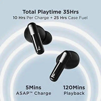 boAt Airdopes 172 TWS Earbuds – 35H Playtime, ENx Tech, Beast Mode Low Latency, IPX4, Touch Controls, Wireless Earphones with Mic