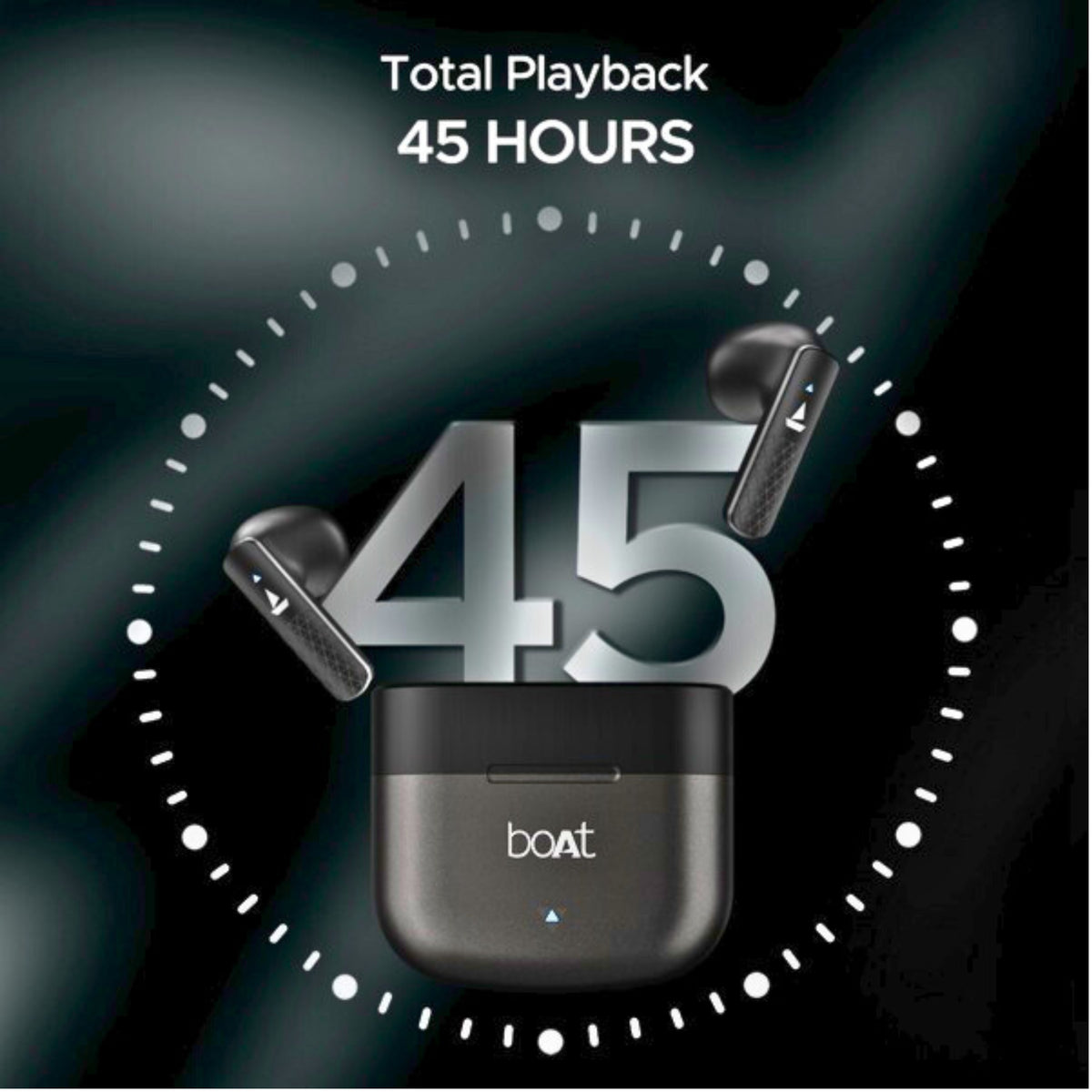 boAt Airdopes 91 Prime TWS Earbuds| 45Hrs Playtime, 13mm Drivers, Metallic Finish, Low Latency, ENx Tech, Fast Charging, Bluetooth v5.3 TWS Earbuds Ogdeal