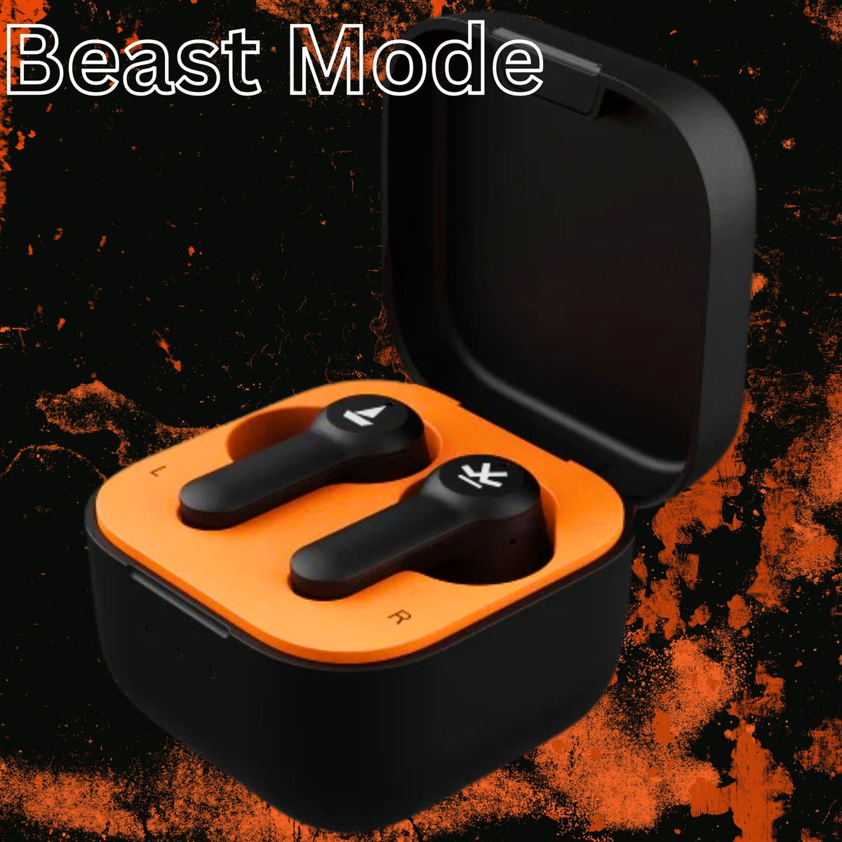 boAt Airdopes Crude x Wrogn Edition TWS Earbuds – 50H Playtime, ENx Tech, Beast Mode, Bluetooth Wireless Earphones with Mic