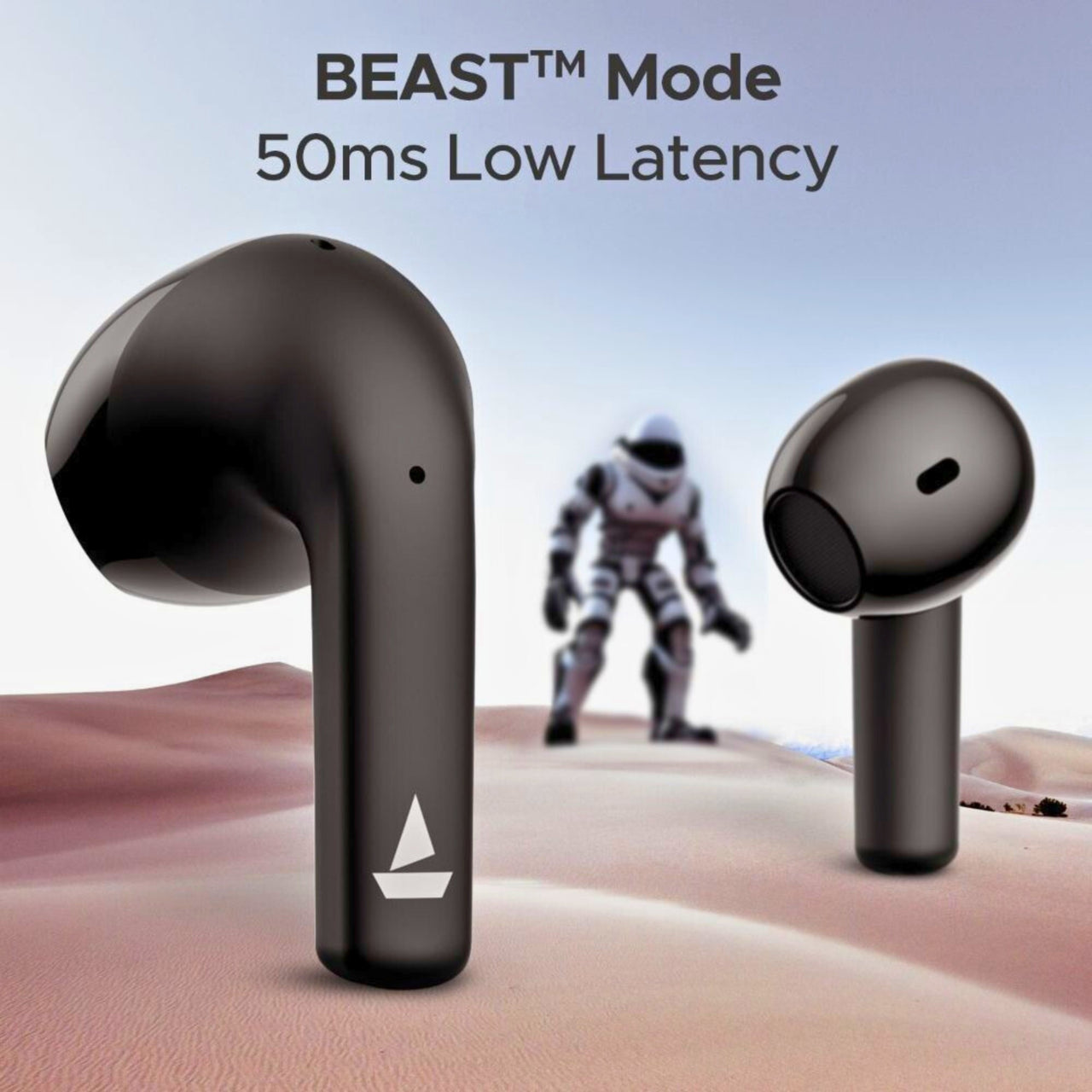 boAt Airdopes Hype – True Wireless Earbuds with 100Hrs Total Playtime, Fast Charging & Bluetooth TWS Earbuds with Mic