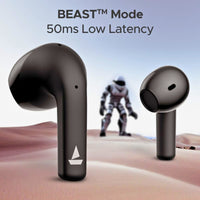 boAt Airdopes Hype – True Wireless Earbuds with 100Hrs Total Playtime, Fast Charging & Bluetooth TWS Earbuds with Mic