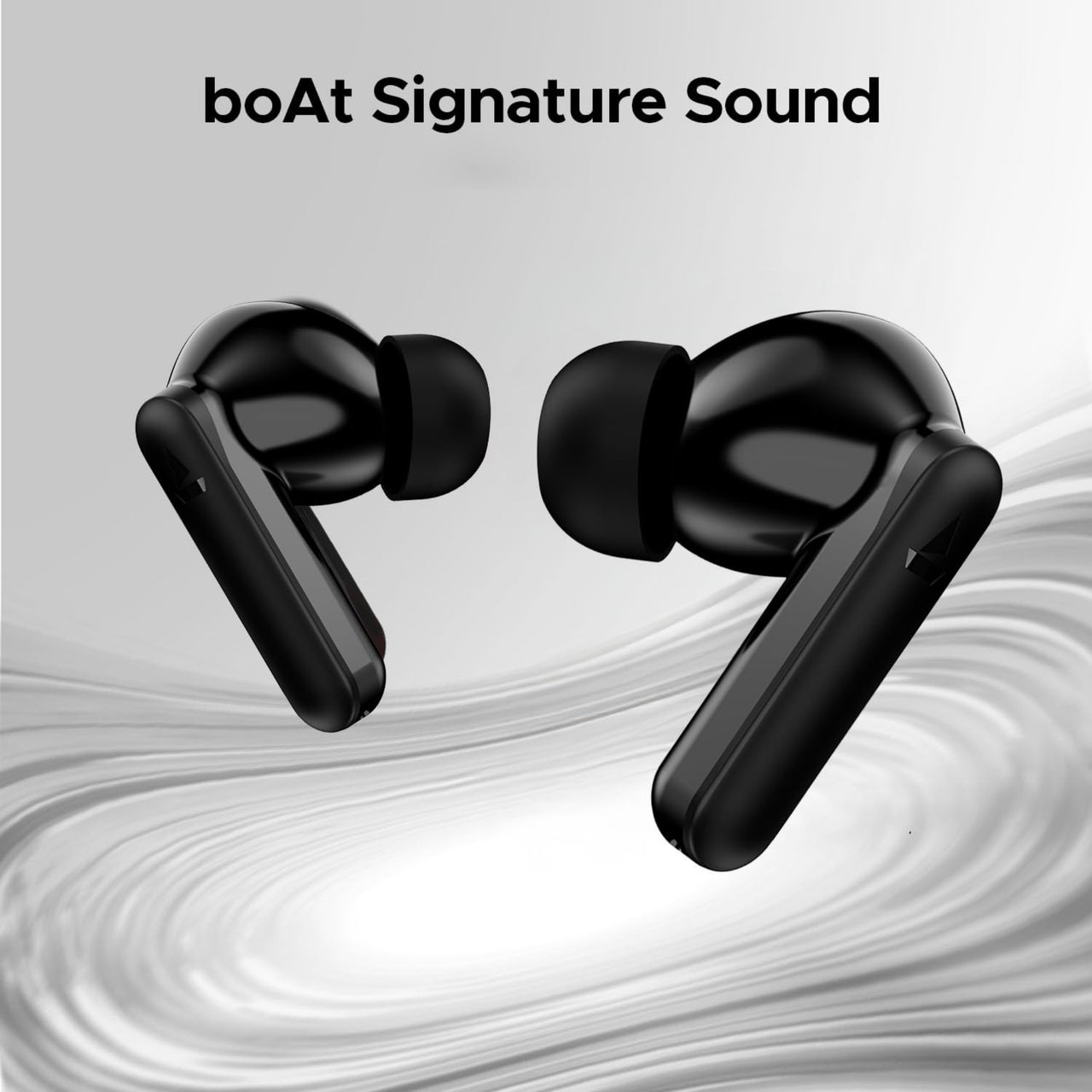 boAt Airdopes Ultra Plus TWS Earbuds – 50H Playtime, Quad Mic ENx™, Low Latency & Fast Charge