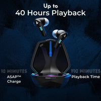 boAt Immortal 131 TWS Gaming Earbuds – 40H Playtime, Beast Mode Low Latency, ENx Tech, Wireless Bluetooth Earphones with Mic