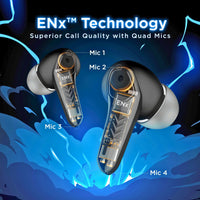 boAt Immortal 131 TWS Gaming Earbuds – 40H Playtime, Beast Mode Low Latency, ENx Tech, Wireless Bluetooth Earphones with Mic