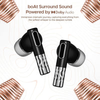 boAt Nirvana Zenith Wireless Earbuds | Dolby Sound, 50dB Active Noise Cancellation & App Support