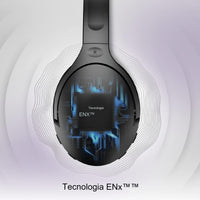 Headphones with Tecnologia ENx™ technology on a white background