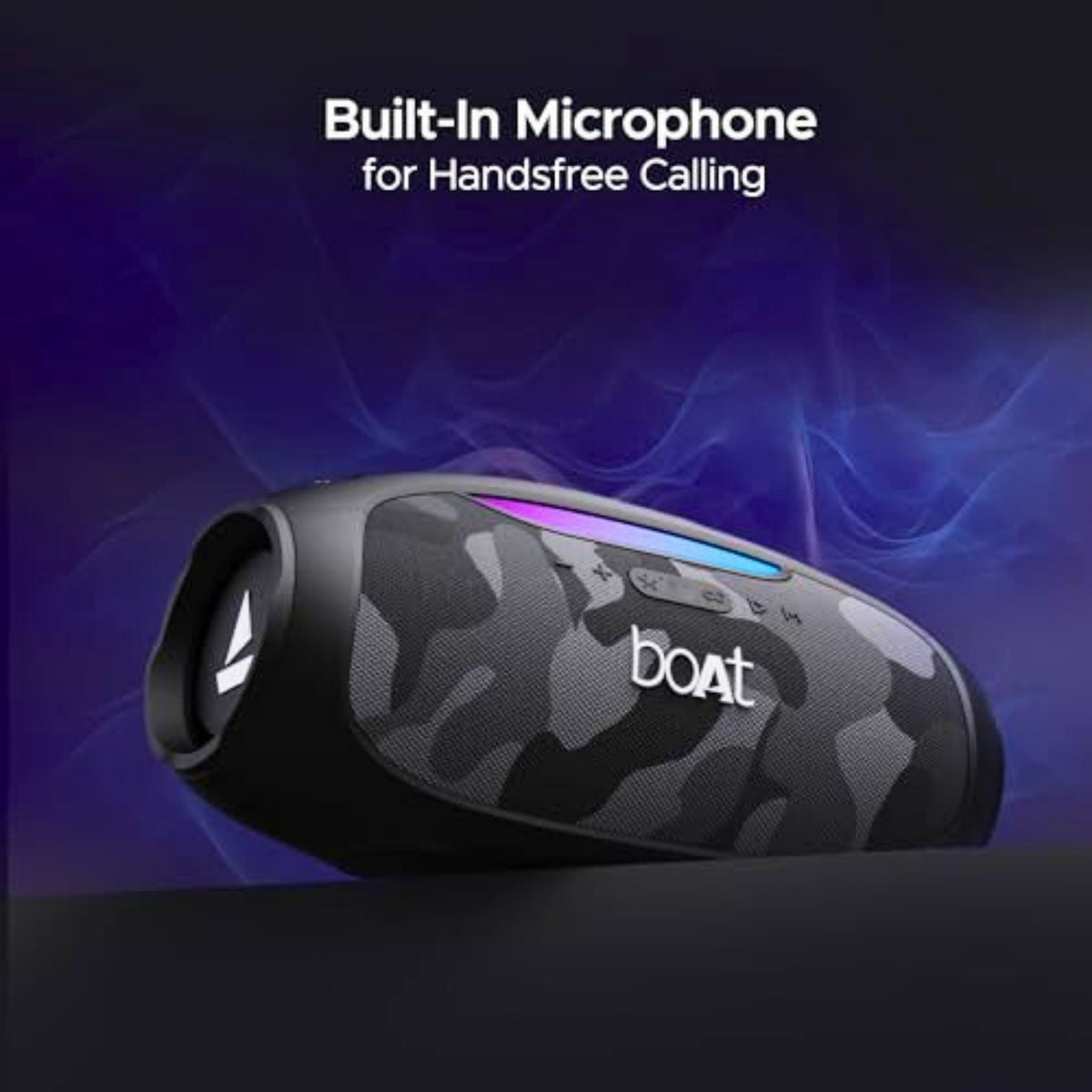 boAt Stone 1800 Bluetooth Speaker with 90W RMS Sound, RGB Lights & EQ Modes