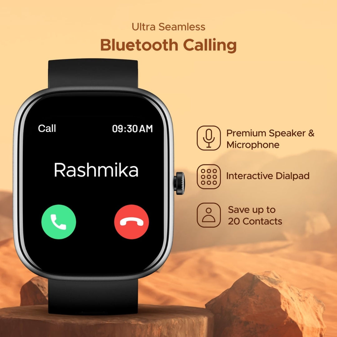 boAt Ultima Chronos Smartwatch | 1.96" AMOLED Display, Advanced BT Calling, DIY Watch Face Studio, boAt Coins, Smart Watch for Men & Women