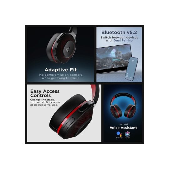 boAt Rockerz 425 Bluetooth Wireless Over Ear Headphones