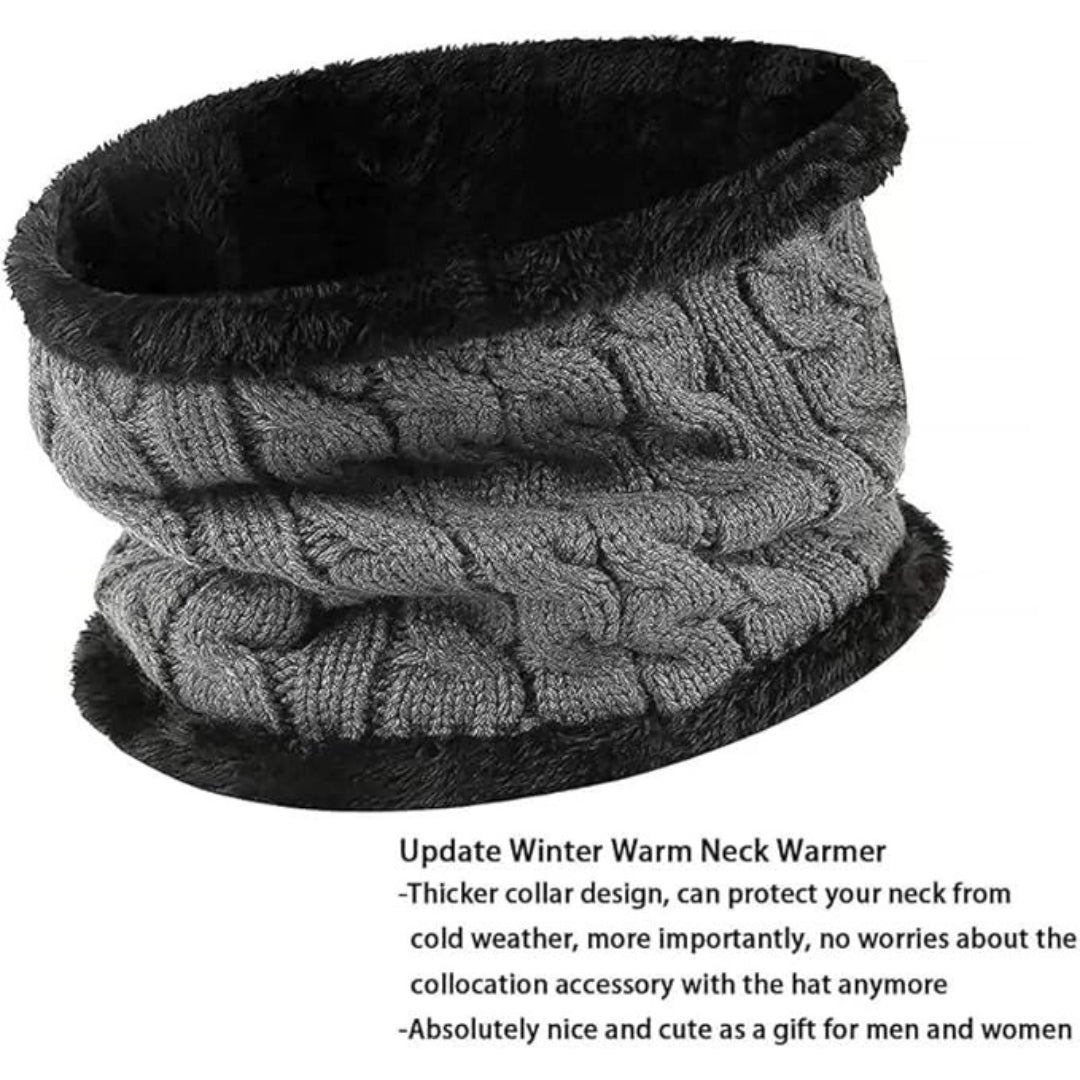 Winter Woolen Cap for Men & Women | Warm Knitted Beanie | Soft & Stretchable | Unisex Winter Cap for Cold Weather