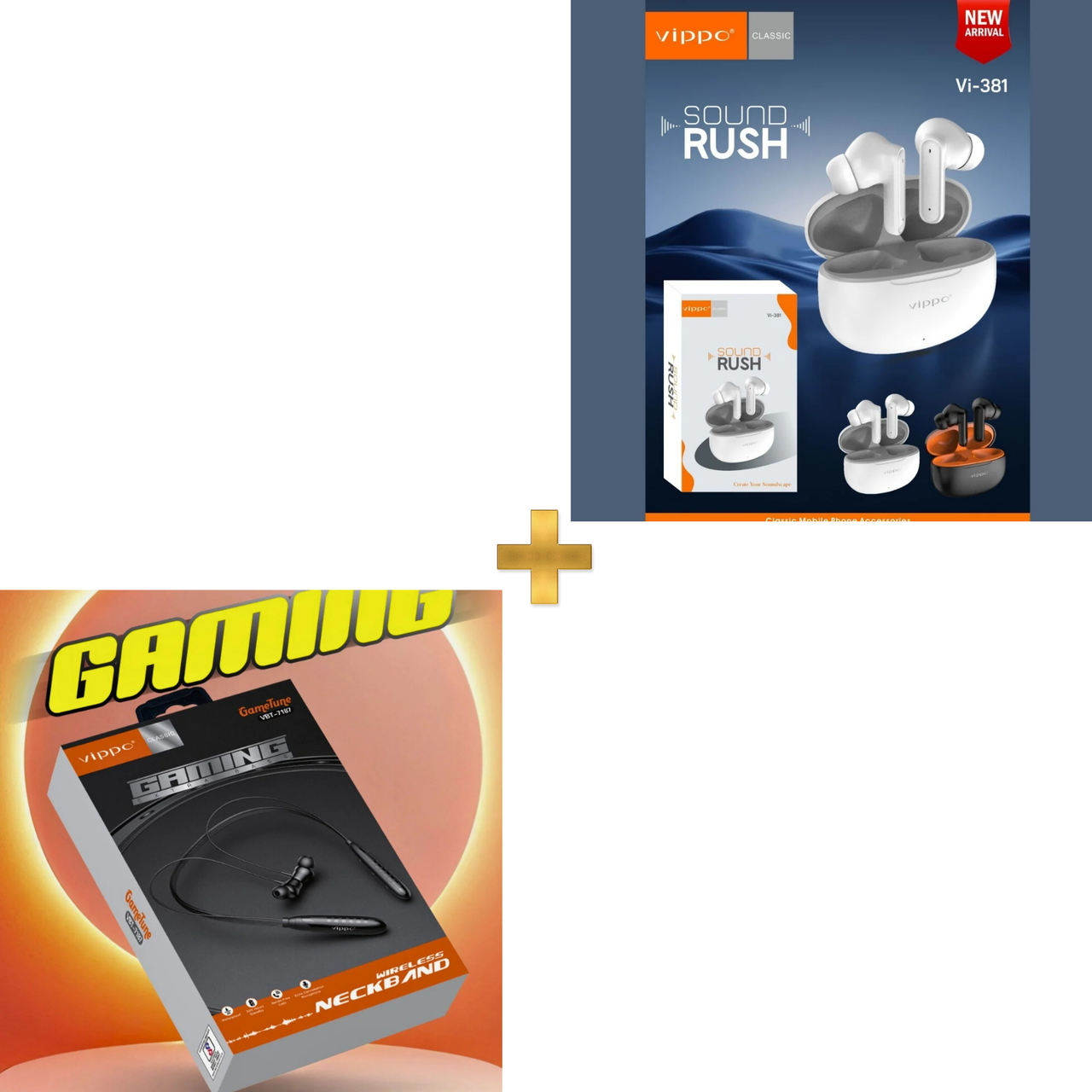 Two product images with 'GAMMIX' and 'Vanco' branding on a white background.