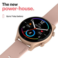 Noise Twist Round Dial Smartwatch with Bluetooth Calling, 1.38″ TFT Display, 7-Day Battery, IP68 – Jet Black