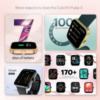 Noise ColorFit Pulse 3 Smartwatch | 1.96″ Biggest Display | Bluetooth Calling | Premium Build | Auto Sport Detection | 170+ Watch Faces