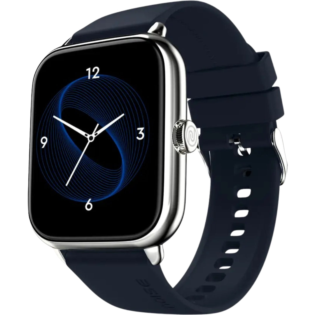 Noise Icon 3 Smartwatch | 1.91″ Display | Bluetooth Calling | Metallic Finish | Voice Assistant | Black Strap