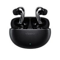 Vippo Classic Black Birds VI-591 TWS Bluetooth Earbuds | Bluetooth v5.4 | 30H Talk Time | 20H Music | Type-C Charging | Wireless Earphones